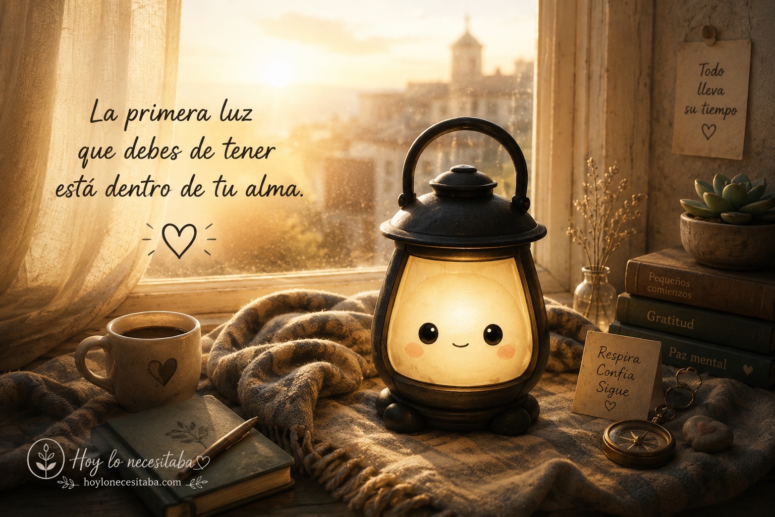 Luz acompaña una mañana tranquila y recuerda que las primeras palabras que nos dirigimos también pueden estar llenas de amabilidad.